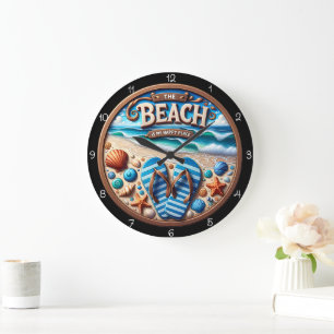 Beach Teenslippers welkomstklok Grote Klok