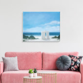Beach Tent 2012 Canvas Afdruk (Insitu (Woonkamer))