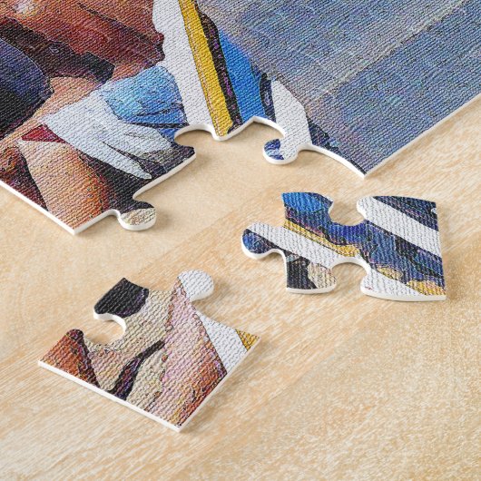 Beach Tents, Biarritz Legpuzzel (Zijkant)