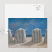 Beach Tents Brittany 2012 Briefkaart (Voorkant / Achterkant)