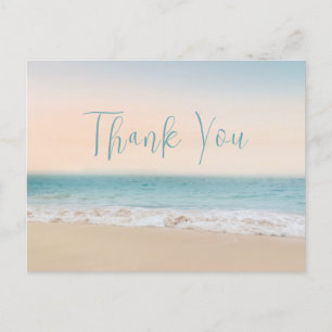 Beach Thank You Baby Shower Geslachtsneutraal Briefkaart