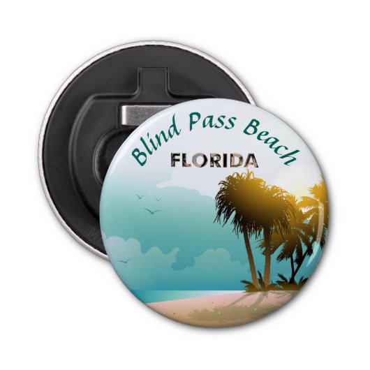 Beach Thed Button Flesopener (Voorkant)