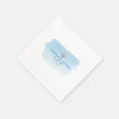 Beach themding Wedding Paper Napkins Servet (Hoek)