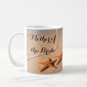 Beach Theme Moeder van de Bride Gift Coffee mok (Links)