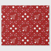 Beach Thémed Red Kerstmis Flamingo Sand Dollars Cadeaupapier (Vlak)