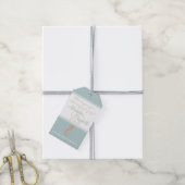 Beach Thgerespecteerde Wedding Guest Favor Dank u  Cadeaulabel (Met Touw)