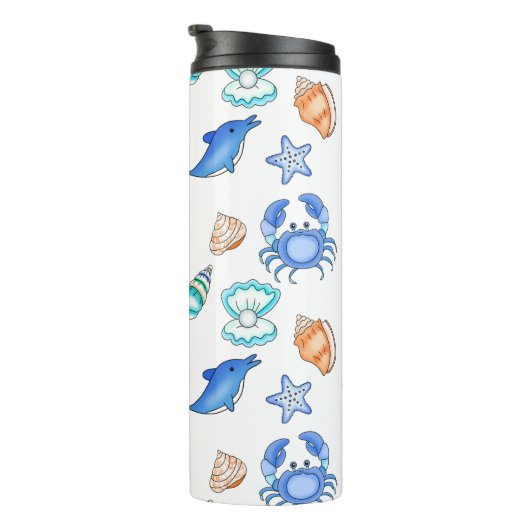 Beach Thleed Oceanic Art Thermosbeker (Geroteerd rechts)