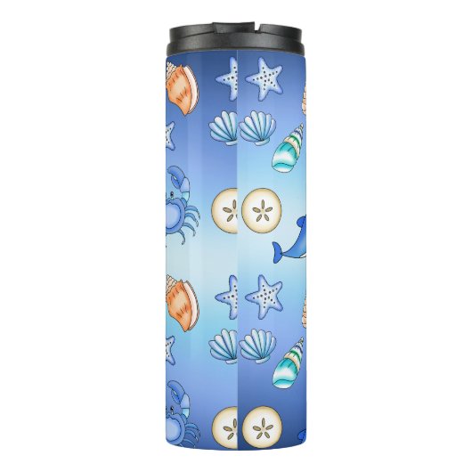 Beach Thleed Oceanic Art Thermosbeker (Achterkant)