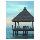 Beach Tiki Hut Klembord (Achterkant)