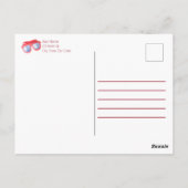 Beach Time! Briefkaart (Achterkant)