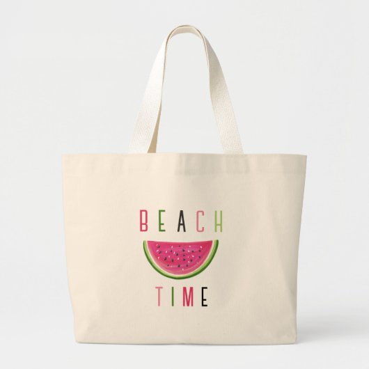 Beach Time Canvas tas (Voorkant)