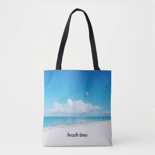 Beach Time Canvas tas (Voorkant)