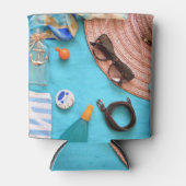 Beach Time Schuim Blikjeskoeler (Voorkant)