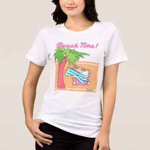 BEACH TIME, van Boynton. Tri-Blend Shirt