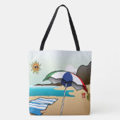 Beach Tote Bag (Voorkant)