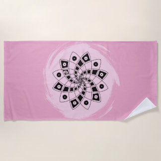 Beach towel "Fibonacci" (hand drawn) Strandlaken