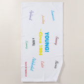 Beach Towel Strandlaken (Voorkant)