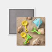 Beach Toys Magneet (Voorkant / Achterkant)