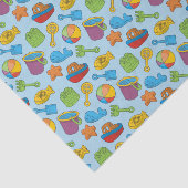 Beach Toys-pictogrammen Tissuepapier (Detail)