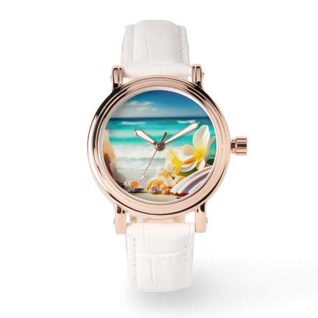 Beach Treasures Horloge (Voorkant)