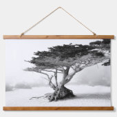 BEACH TREE Hout Overgoten Wandtapijt Hangend Wandkleed (Voorkant)