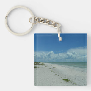 Beach Tropical Paradise Island Foto Sleutelhanger