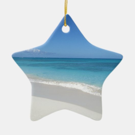Beach Turks and Caicos Dream Beach Keramisch Ornament (Voorkant)