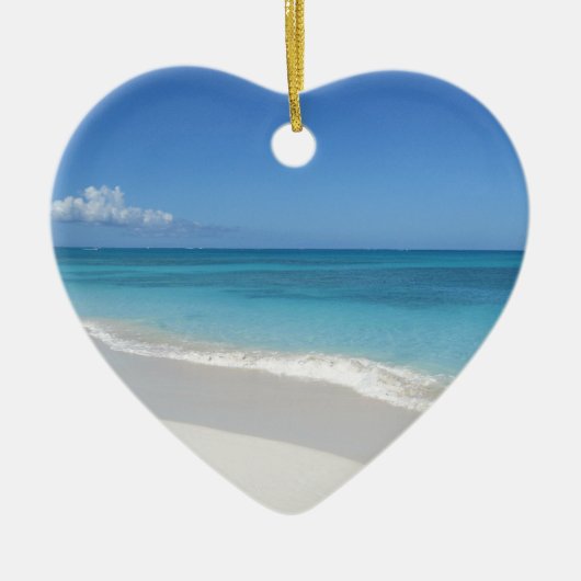 Beach Turks and Caicos Dream Beach Keramisch Ornament (Voorkant)