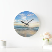 Beach Uitzicht Beauful Serene Ocean Grote Klok (Huis)