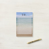 Beach Uitzicht om lijst uit te voeren Post-it® Notes (Op bureau)