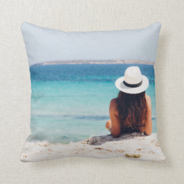 Beach Uitzicht Photo Pillow Kussen