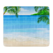 Beach Uitzicht Snijplank (Voorkant)
