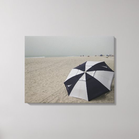 Beach Umbrella Canvas Afdruk (Voorkant)