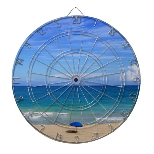 Beach Umbrella Ocean Dartbord (Voorkant)