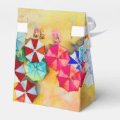 Beach Umbrellas Sand Bedankdoosjes (Achterkant)