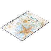 Beach Vacances Location Starfish Thème Livre d'Inv (Côté gauche)