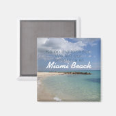 Beach Vacances Voyage Souvenir Magnet Miami Etc (Recto/Verso)