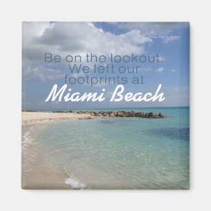 Beach Vacances Voyage Souvenir Magnet Miami Etc