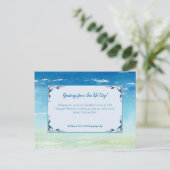 Beach Vacation Accueil Invitation Invitation (Debout devant)