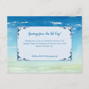 Beach Vacation Accueil Invitation Invitation