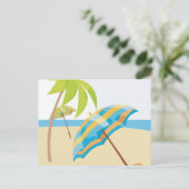 Beach Vacation Briefkaart (Staand voorkant)