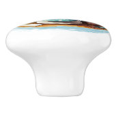 Beach Vacation Keramische Knop (Zijkant)