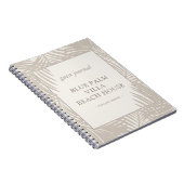 Beach Vacation Rental Guest Journal Notitieboek (Rechterzijde)