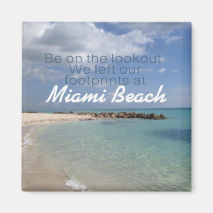 Beach Vacation Travel Souvenir Magnet Miami Etc Magneet