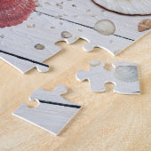 Beach Vacking with Sandals and Sea Shells Legpuzzel (Zijkant)