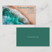 Beach Vakantiehuis Visitekaartje (Voorkant / Achterkant)