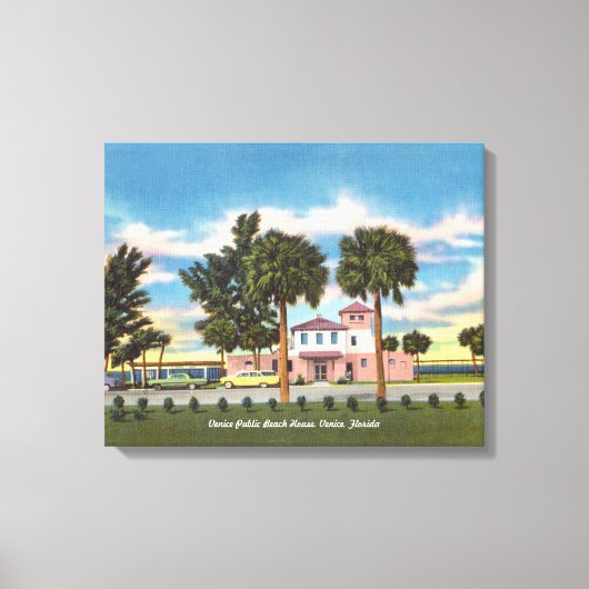  Beach van Venice Florida Canvas Afdruk (Voorkant)