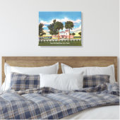  Beach van Venice Florida Canvas Afdruk (Insitu (Slaapkamer))