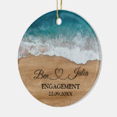 Beach Verloving Ornament (Links)