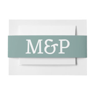 Beach Vibe Blauwgroen Uitnodigingen Wikkel